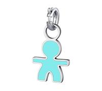 Holyart Mini-Charm für Kinder, türkis, Stahl, emailliert, hypoallergen