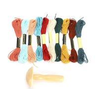 Holz Darning Supplies Kit Holz Pilz Stopfnadel Nähgarn Stopfset für DIY Handwerk Reise, Home Darne Socken