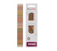 KnitPro Strumpfstricknadeln Symfonie Wood – Holz 15 cm 4 mm