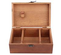 Holz Nähset Box, Vintage Holz Nähkorb mit Nähset Zubehör, Nähkästen Organizer für Anfänger Erwachsene Kinder Damen Herren(#1)