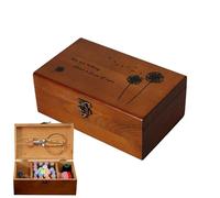 Holz Set Set Nähkorb Nähkorb aus Vintage Holz Nähbox aus Holz Nadelfaden Holz Organizer Nähkörbe aus Holz Organizer Nähkörbe aus Holz Aufbewahrungsbox Holz