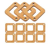 Holzanhänger Charme für Ohrringe, 50 Stück Rohlinge, Weihnachten Party | Selbstgemacht und Schmuckhersteller, Glatt mit Feinen Ausschnitten, Passend für Jump Rings und Holzbrandstift