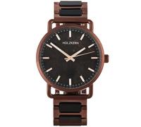 Holzkern Armbanduhr Quarz Espressino Kaffee/Ahorn