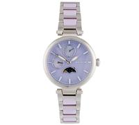 Holzkern Damenarmbanduhr Moonbow Lila Gerais/Keramik