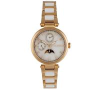 HOLZKERN Damenuhr Moonbow Marmor/Keramik wunderschöne Armbanduhr für Frauen, 9010631021801