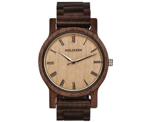 Holzkern Fall Dusk 9120078330043 - Herren - 40 mm - Analog - Quarz - Mineralglas