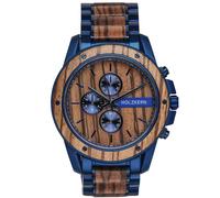 Holzkern Gareth 9120078333167 - Herren - 45 mm - Analog - Quarz - Mineralglas