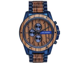 Holzkern Gareth 9120078333167 - Herren - 45 mm - Analog - Quarz - Mineralglas