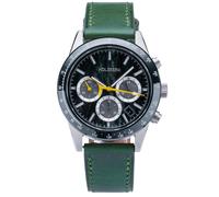 Holzkern Herrenarmbanduhr Titan Neverrest Katzenauge/Grün