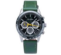 Holzkern Herrenarmbanduhr Titan Neverrest Katzenauge/Grün