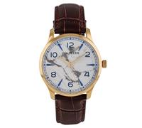 HOLZKERN Herrenuhr Primetime Howlith/Goldfarben Klassische Armbanduhr für Männer mit Japanisches Quarzwerk 9010631023751