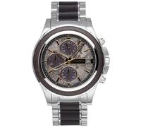 Holzkern Herrenuhr Solar-Chronograph Kairo Ahorn Schwarz/Marmor