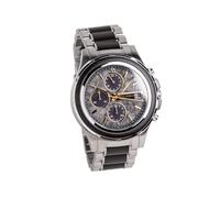 Holzkern Herrenuhr Solar-Chronograph Kairo Ahorn Schwarz/Marmor