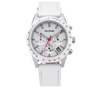 Holzkern Herrenuhr Titan Neverrest Howlith/Weiß