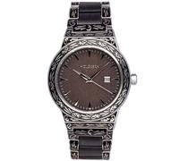 Holzkern Misir 9010631005627 - Herren - 43 mm - Analog - Quarz - Mineralglas