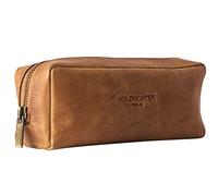 HOLZRICHTER Berlin Stifte-Etui No 1-1 Camel - Federmappe handgefertigt aus Premium-Leder