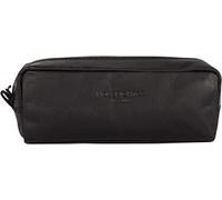 HOLZRICHTER Berlin Stifte-Etui No 1-1 schwarz-anthrazit - Federmappe handgefertigt aus Premium-Leder