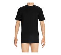 HOM 2 x T-Shirt Rundhals Unterhemd Shirts Herren Rundstuhlware schwarz, Gr?sse:L - 6-52;Farbe:schwarz