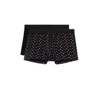 HOM Herren Boxershorts 2er Pack - Boxer Briefs HO1 Joan #2, Baumwolle, schwarz, S Schwarz