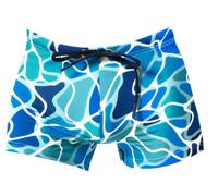 HOM Alain Badehose, Blauer Pool-Druck, 50