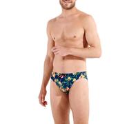 HOM Badeslip Herren Mikrofaser blau Mit Prints, M