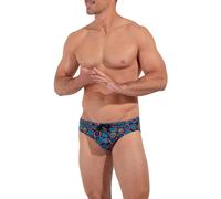 HOM Badeslip Herren Mikrofaser blau Mit Prints, S