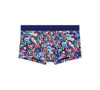 HOM Trunks mit Logo-Stitching Modell 'Psychedelic' in Black, Größe S