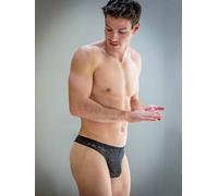 HOM - G-String - Free Cut Lace - Schwarz