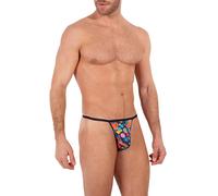HOM G-String Herren Mikrofaser mehrfarbig gemustert, 5 (M)