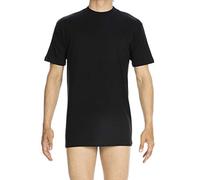 HOM Herren T-Shirt Crew Neck - Tee Shirt Harro New, kurzarm, Rundhals, einfarbig schwarz L (Large)