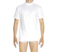 HOM Herren T-Shirt Crew Neck - Tee Shirt Harro New, kurzarm, Rundhals, einfarbig weiß L (Large)