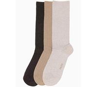 HOM, Herren, 3Er Set Baumwollsocken, Beige, Weiß, Braun, One Size