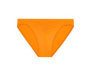 HOM Herren Badeslip - Sea Life, Swim Micro Briefs, Badehose, einfarbig Orange XL