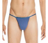 HOM Herren Basic G-String 'Plume' - Midblue - L