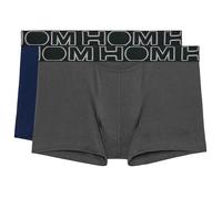 HOM - Herren - Boxer Briefs 2-Pack 'Boxerlines HO1' - Retroshorts - All Black - Grösse 2XL