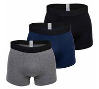 HOM Herren Lot de 3 Boxers Tonal Pack #2 Boxershorts, Noir + gris + Marine, M