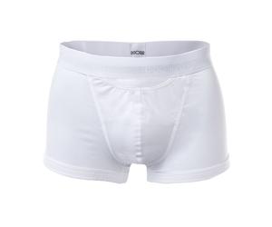HOM Herren Boxer Briefs HO1 - Men Pants, Boxershorts, Premium Cotton Modal Weiß M