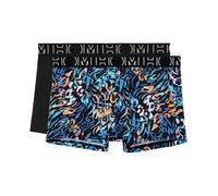 HOM 2-er Set Boxer Briefs Schwarz mit All-Over Print
