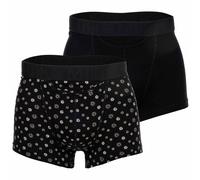HOM Herren Boxershorts 2er Pack - Boxer Briefs HO1 Joan #2, Baumwolle, schwarz, S Schwarz