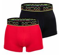 HOM 2-er Set Boxer Briefs Schwarz & Rot