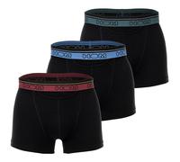 HOM Herren Boxershorts, 3er Pack - Boxer Briefs HO1 3P Tiago #2, Baumwollmischung S Schwarz