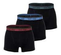 HOM Herren Boxershorts, 3er Pack - Boxer Briefs HO1 3P Tiago #2, Baumwollmischung Schwarz 2XL