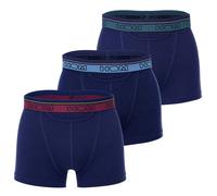 HOM Herren Boxershorts, 3er Pack - Tiago, Pants HO1, Baumwollmix, Logobund Dunkelblau / XL XL Mehrfarbig
