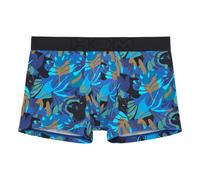 HOM Herren Boxershorts - Boxer Briefs Java, Unterhose, gemustert Blau L