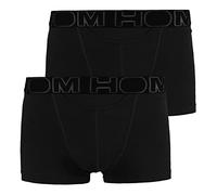 HOM Herren Boxershorts Shorts Boxer Briefs HO1 Boxerlines 400405 2er Pack, Farbe:Schwarz, Wäschegröße:M, Artikel:-V001 schwarz/schwarz
