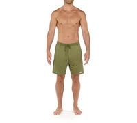 Hom Herren Cocooning Shorts Pyjamaunterteile, grün-vert Khaki, XXL