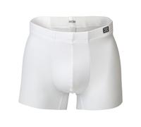 HOM Herren Comfort Boxer Brief - Shorts, Unterwäsche, Modal, einfarbig Weiß S