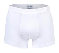 HOM Herren Comfort Boxer Brief - Supreme Cotton, Slip, Unterwäsche, einfarbig L Weiß