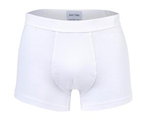 HOM Herren Comfort Boxer Brief - Supreme Cotton, Slip, Unterwäsche, einfarbig Weiß L