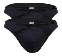 HOM Herren Comfort Micro Brief 2er Pack - Slip, Unterwäsche, Baumwolle, einfarbig M Grau